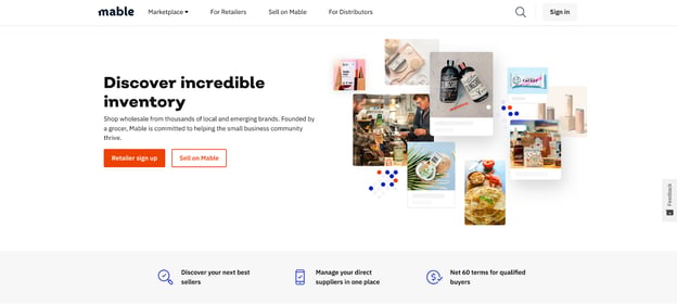 MeetMable.com B2B Foodservice ecommerce marketplace